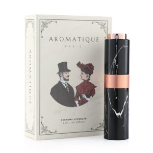 Alternative view of PERFUME ATOMIZER 8 ML قنينة إعادة تعبئة للعطور ، لون الرخام الأسود ، 8 مل