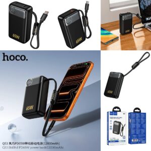 Alternative view of بنك طاقة HOCO Q53 Skillful بسعة 12000mAh وشحن سريع PD 65W