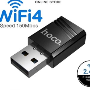 محول شبكة لاسلكي Hoco HI38 USB Nano Wi-Fi 4 بسرعة 150Mbps